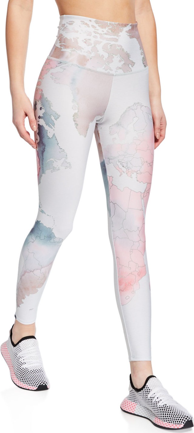 ONZIE High-Rise Graphic Midi Yoga Leggings ONZIE High-Rise Graphic Midi Yoga Leggings