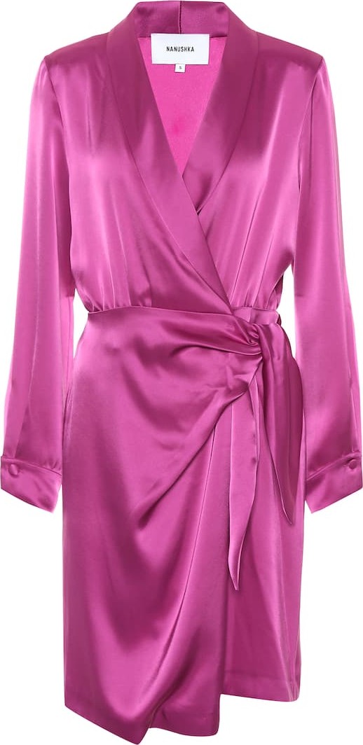 Nanushka Siwa satin dress