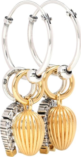Bottega Veneta Sterling silver charm earrings