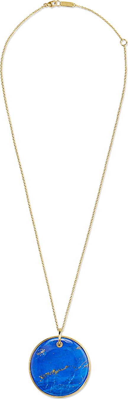 IPPOLITA 18K Nova Large Disc Pendant Necklace in Mother-of-Pearl or Lapis