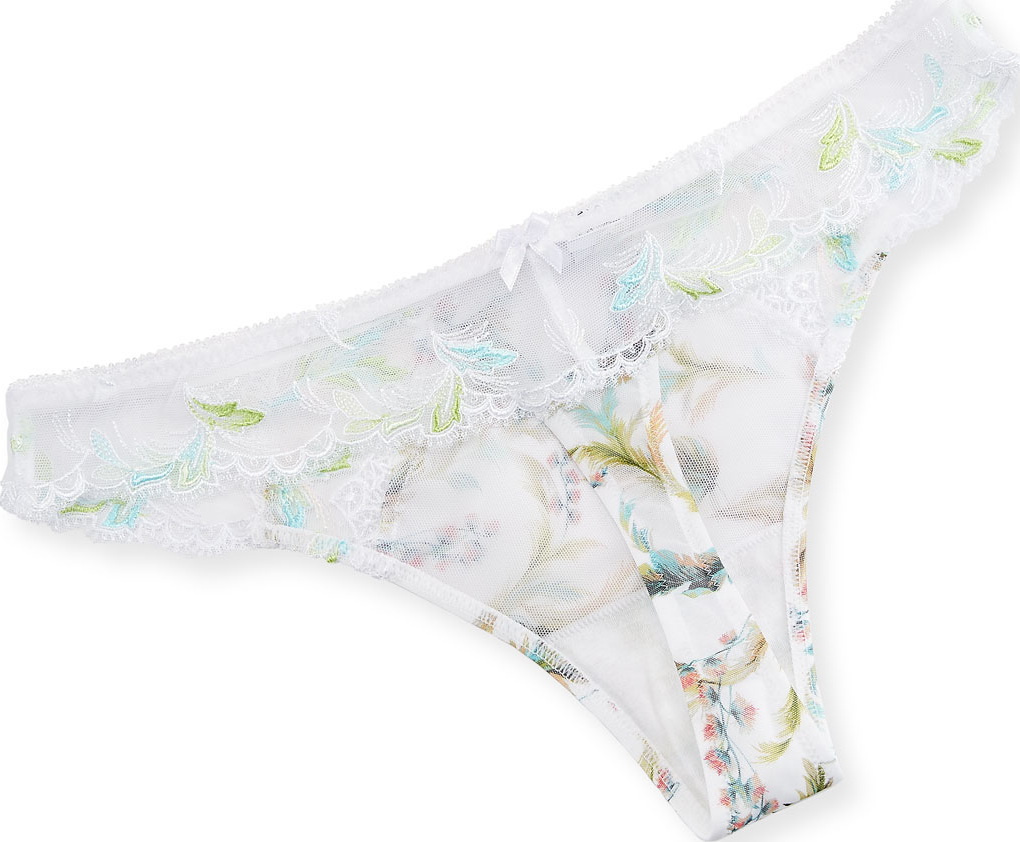 Lise Charmel Aura Tropical Lace-Trim Thong