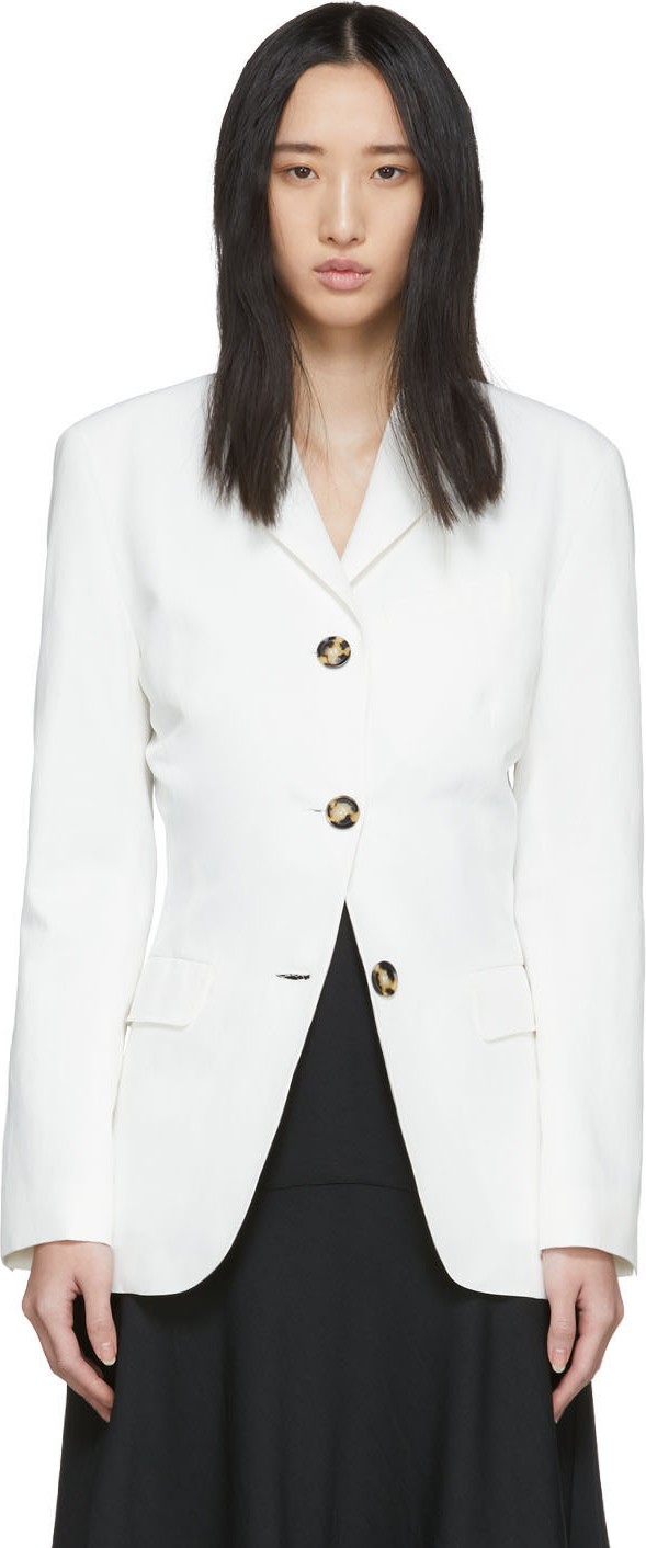 Proenza Schouler White Cinched Blazer