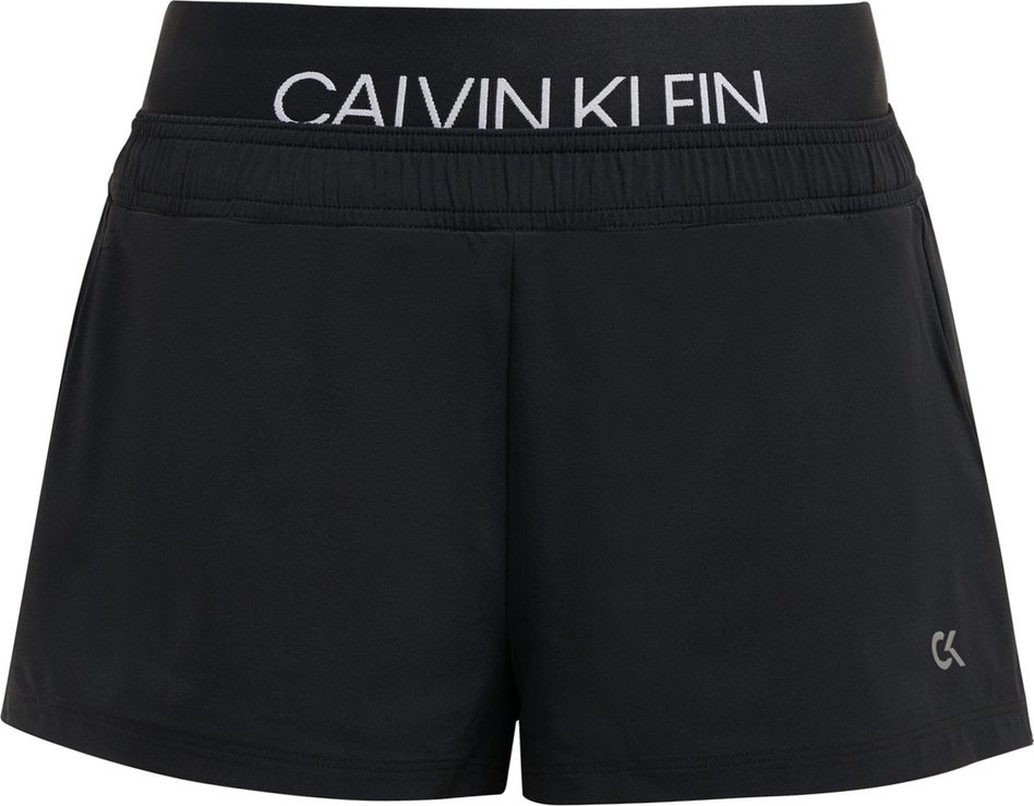Calvin Klein Performance Jacquard-logo double-layer running shorts