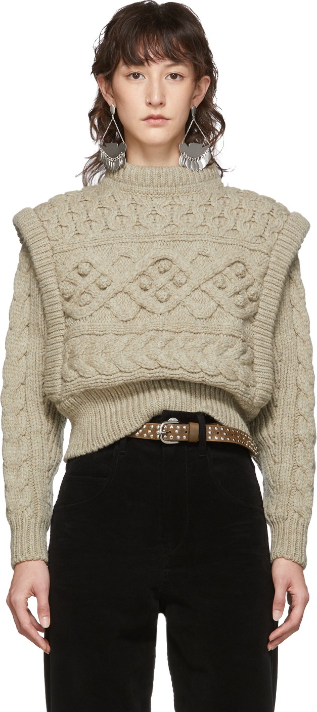 Isabel Marant Beige Milane Sweater