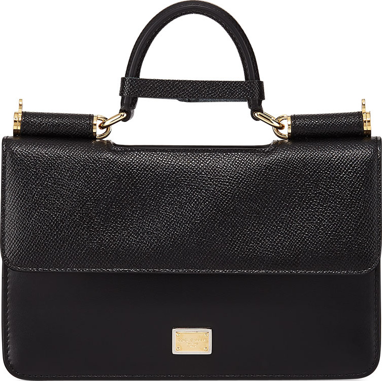 Dolce & Gabbana Micro Stamped Iguana Top-Handle Bag