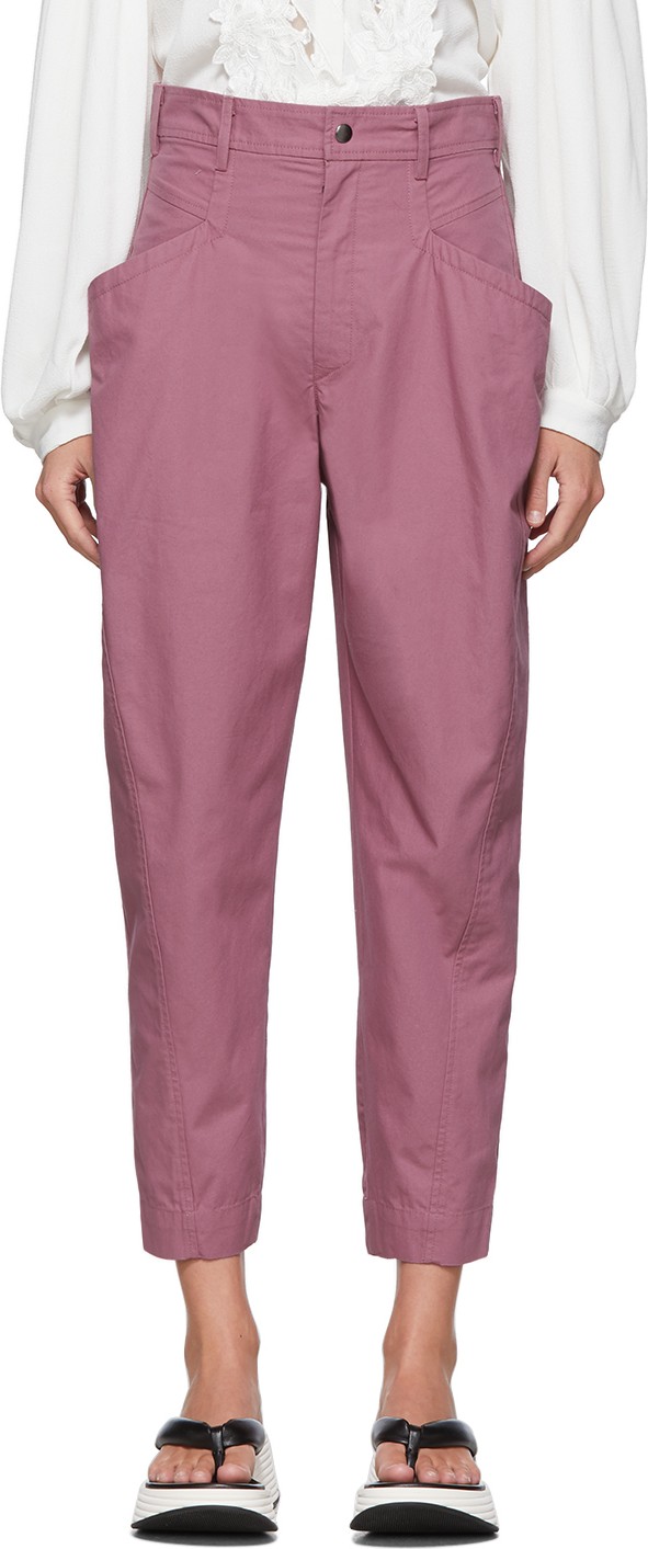 Isabel Marant Purple Gubaia Trousers