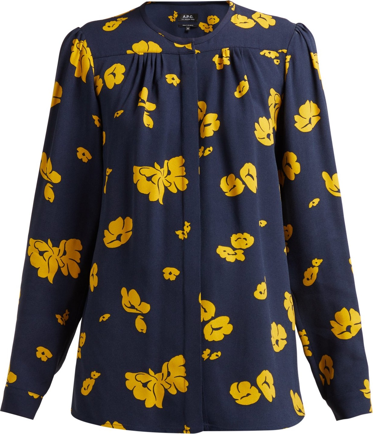 A.P.C. Serena floral-print crepe blouse