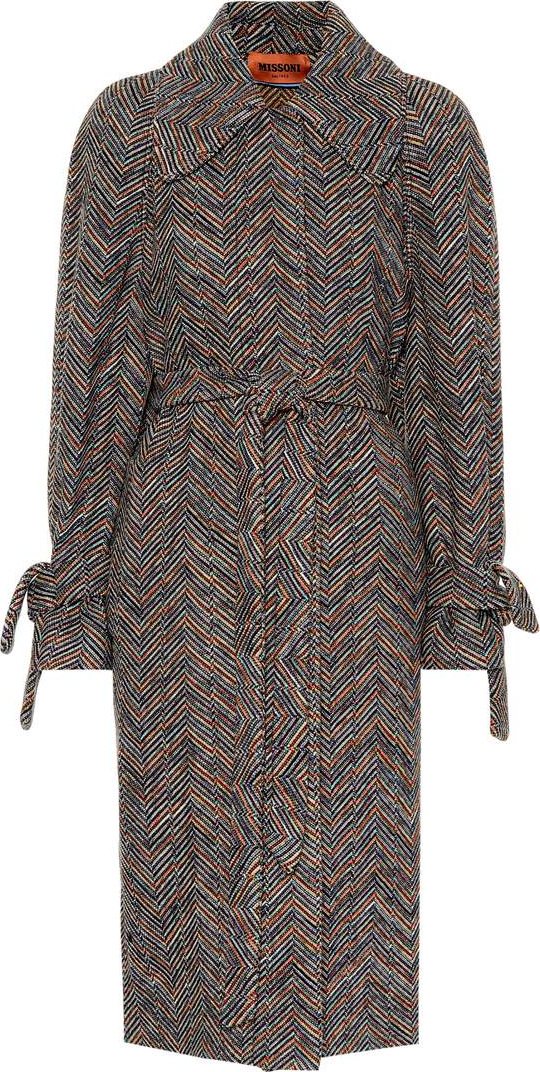 Missoni Wool and cotton knit coat