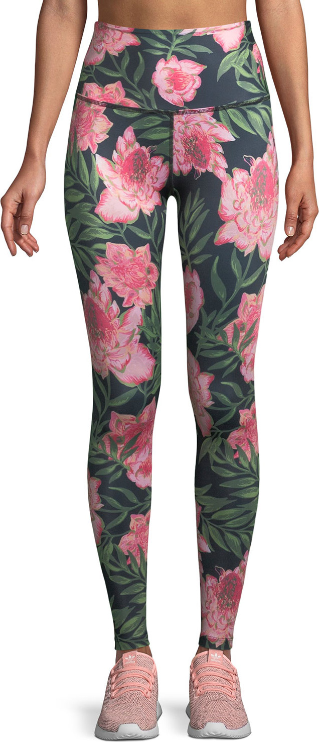 Beyond Yoga Lux Floral High-Rise Full-Length Leggings