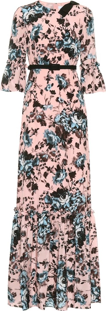 Erdem Senna silk crêpe de chine dress
