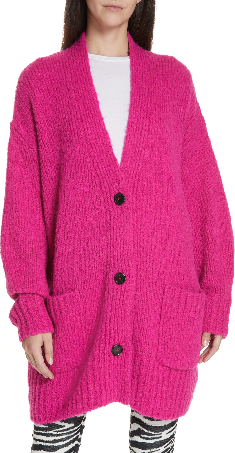 Isabel Marant Etoile Isabel Marant Étoile Sadlery Alpaca & Wool Blend Cardigan