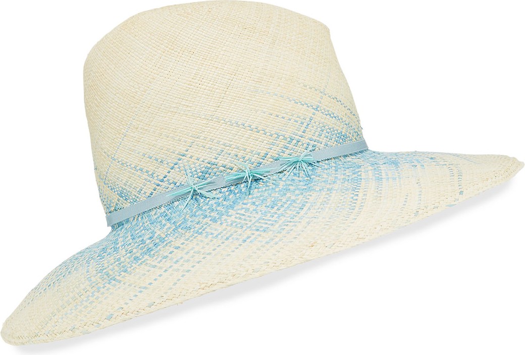 Gigi Burris Drake Ombre Woven Straw Panama Hat