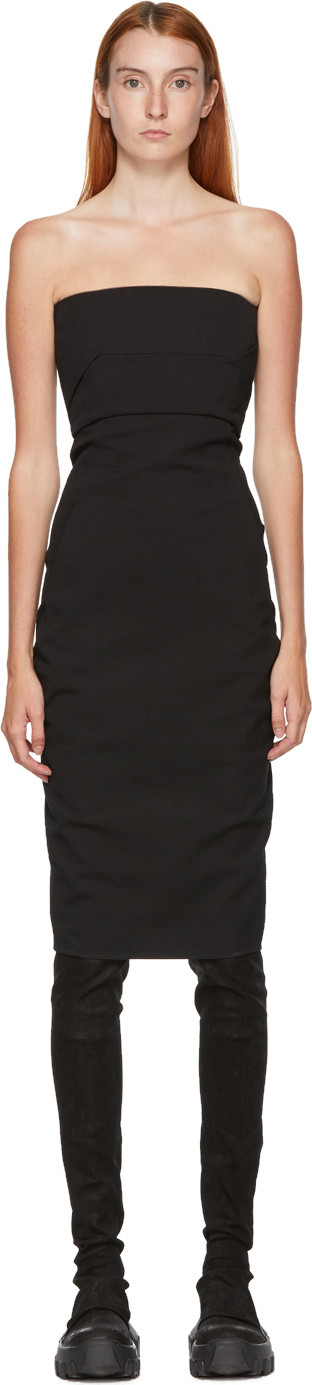 Rick Owens - Black Bustier Dress