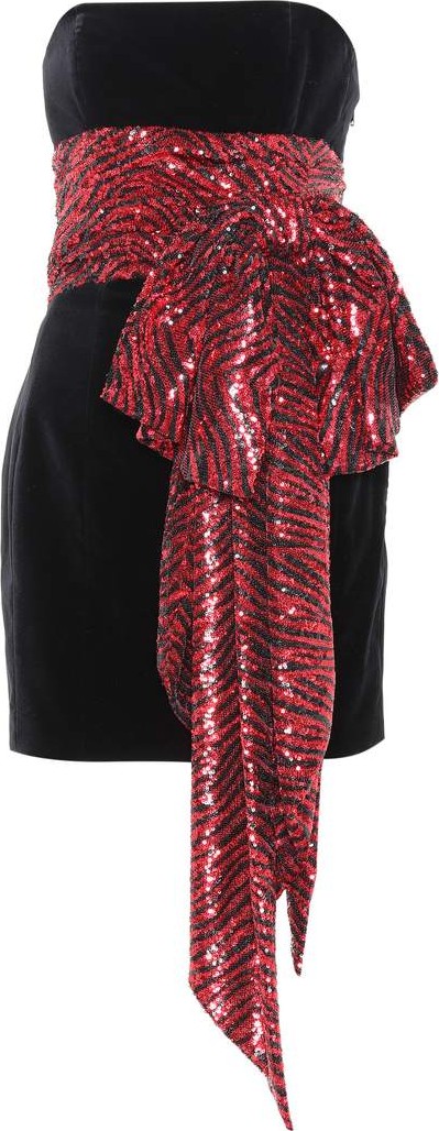 Alexandre Vauthier Embellished bustier minidress