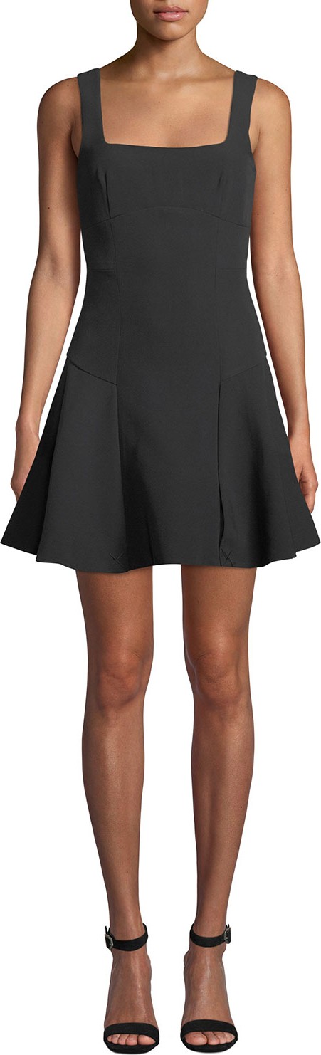 Elliatt Pavia Square-Neck Sleeveless Mini Dress