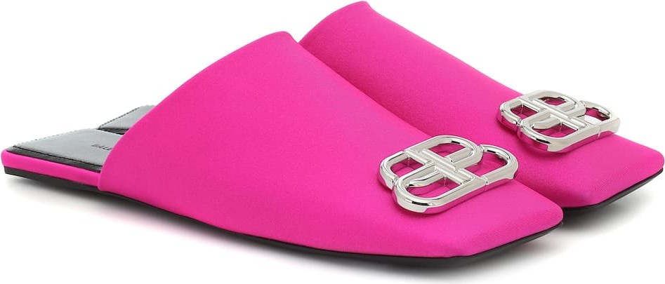 Balenciaga Double Square BB slippers