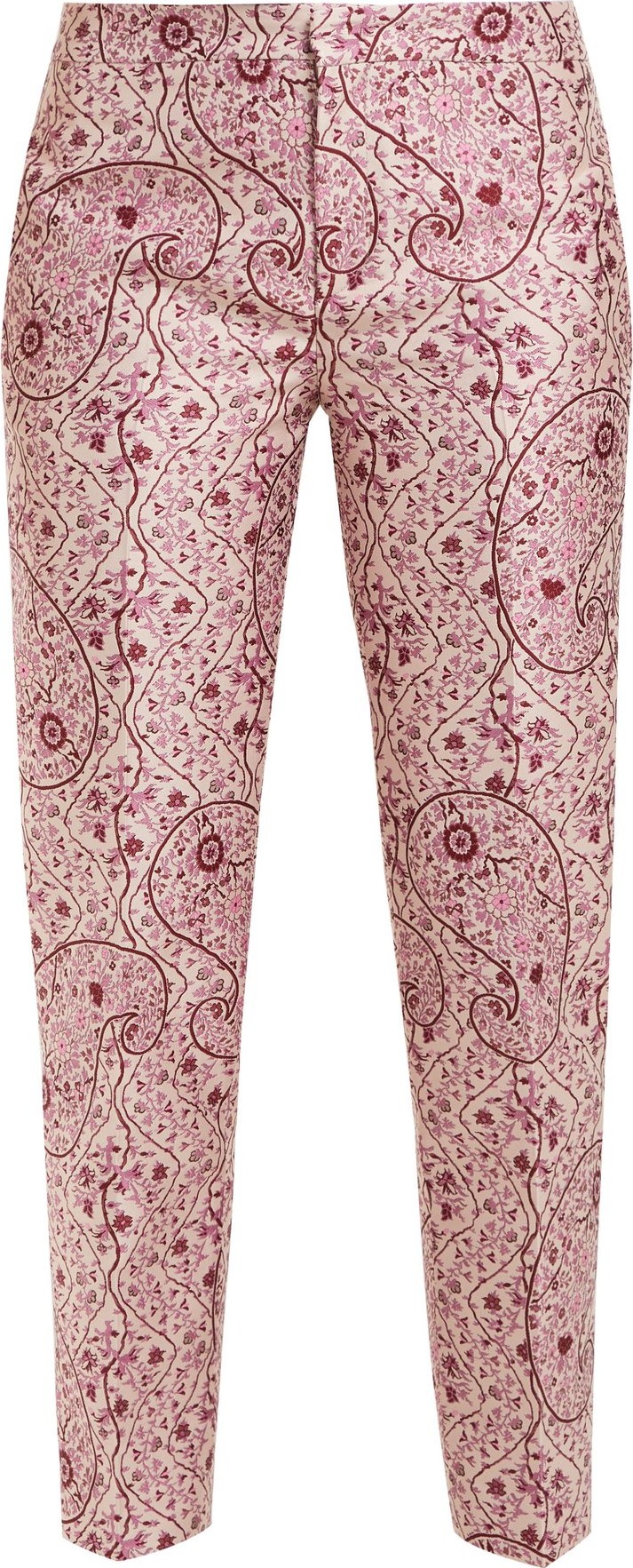 Giambattista Valli Floral-jacquard trousers