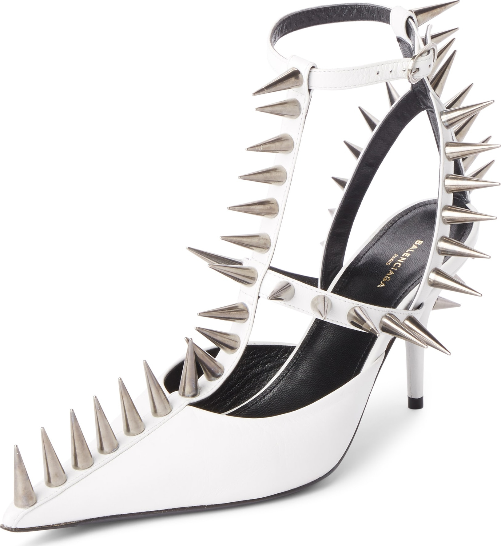 Balenciaga Metal Spike Slingback Pump
