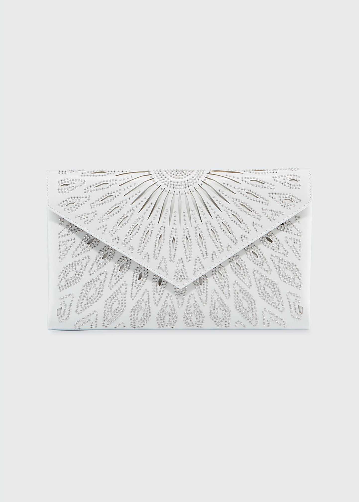 Alaïa Oum Beaded Laser-Cut Clutch Bag