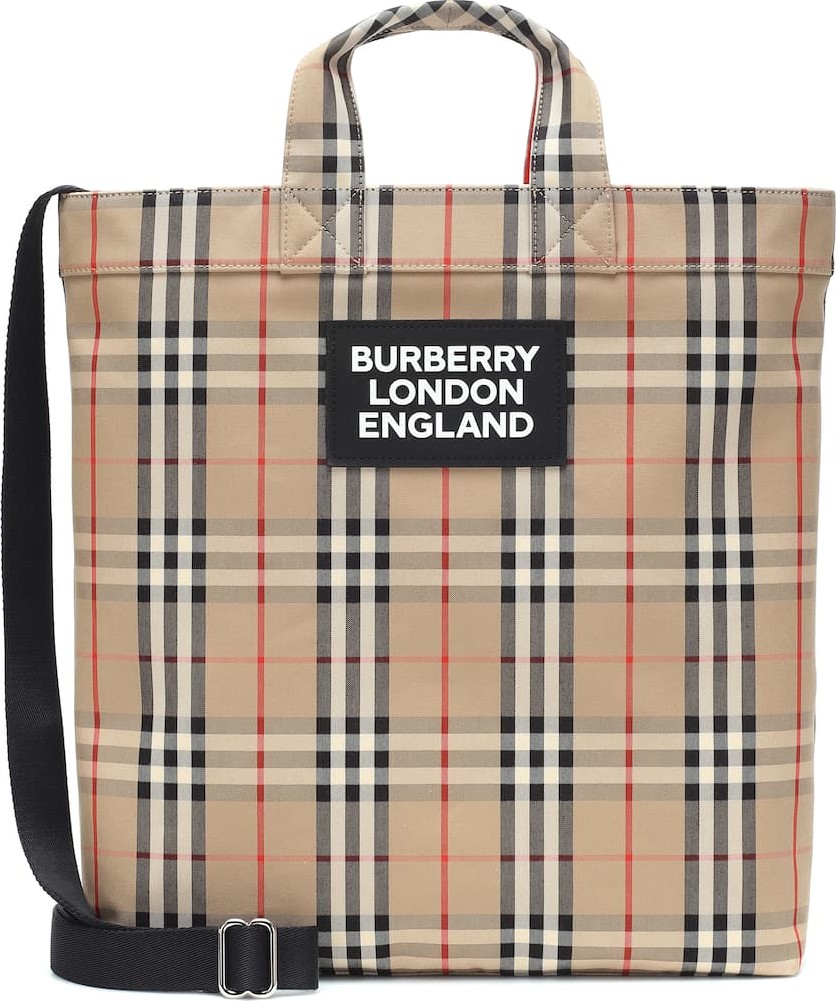 Burberry London England Vintage Check tote