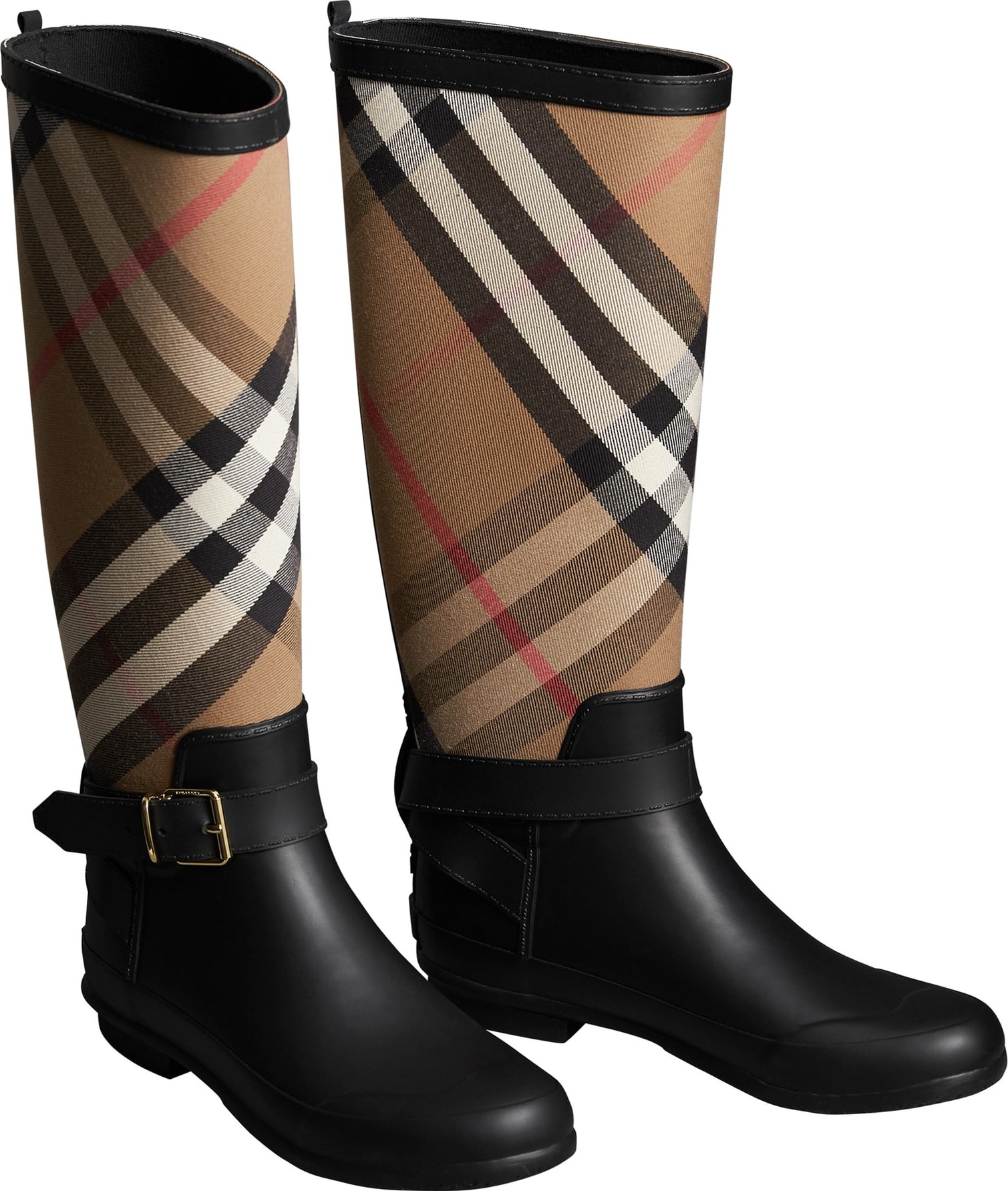 Burberry London England Check Rain Boot