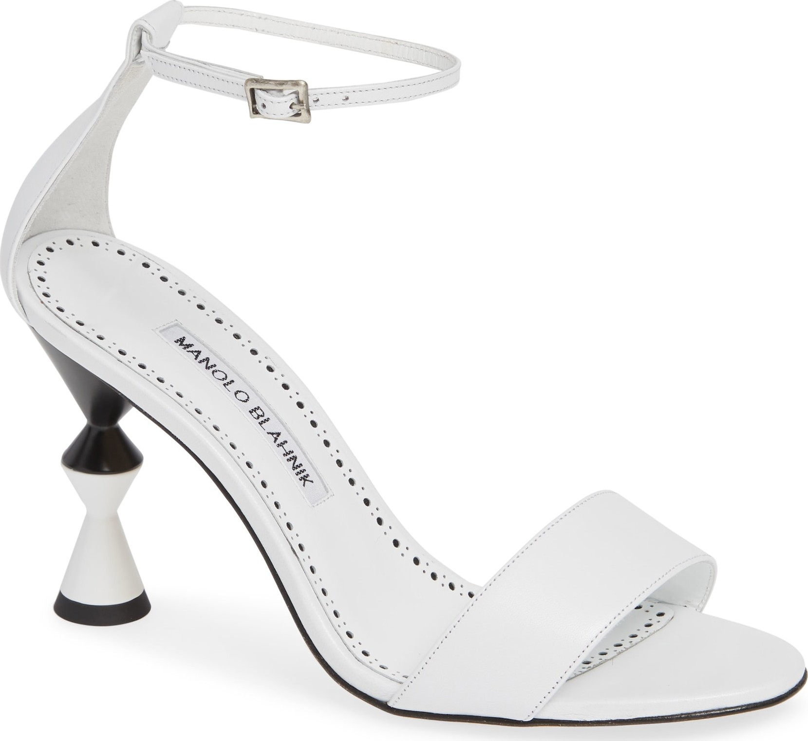 Manolo Blahnik Leda Ankle Strap Sandal