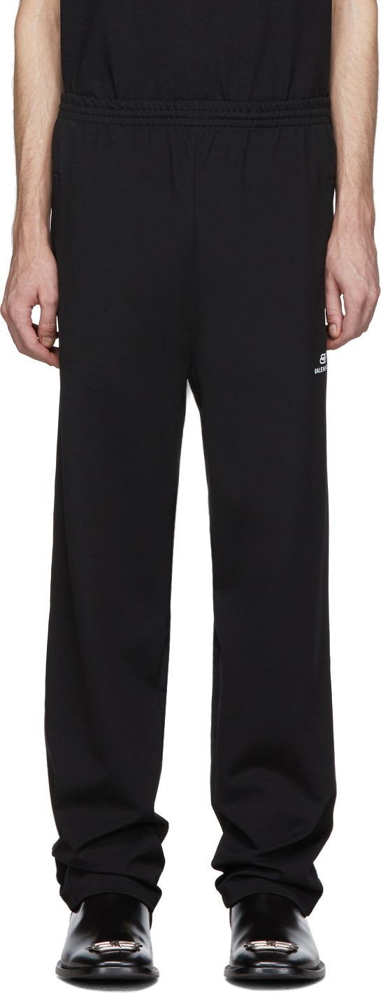 Balenciaga Black Nylon Track Pants