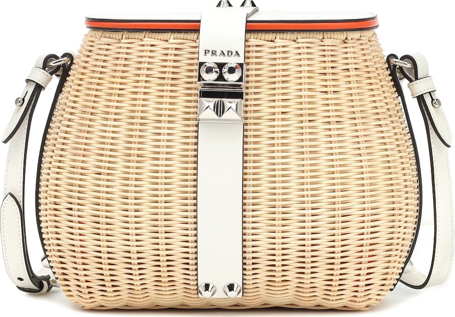 Prada Rattan shoulder bag