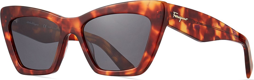 Salvatore Ferragamo Acetate Cat-Eye Sunglasses
