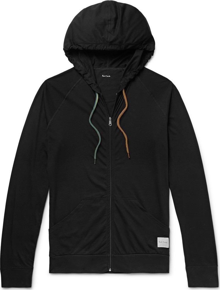 Paul Smith Cotton-Jersey Zip-Up Hoodie
