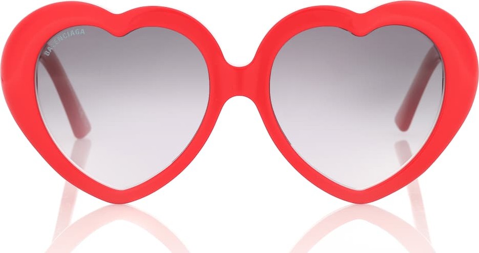 Balenciaga Susi heart-shaped sunglasses