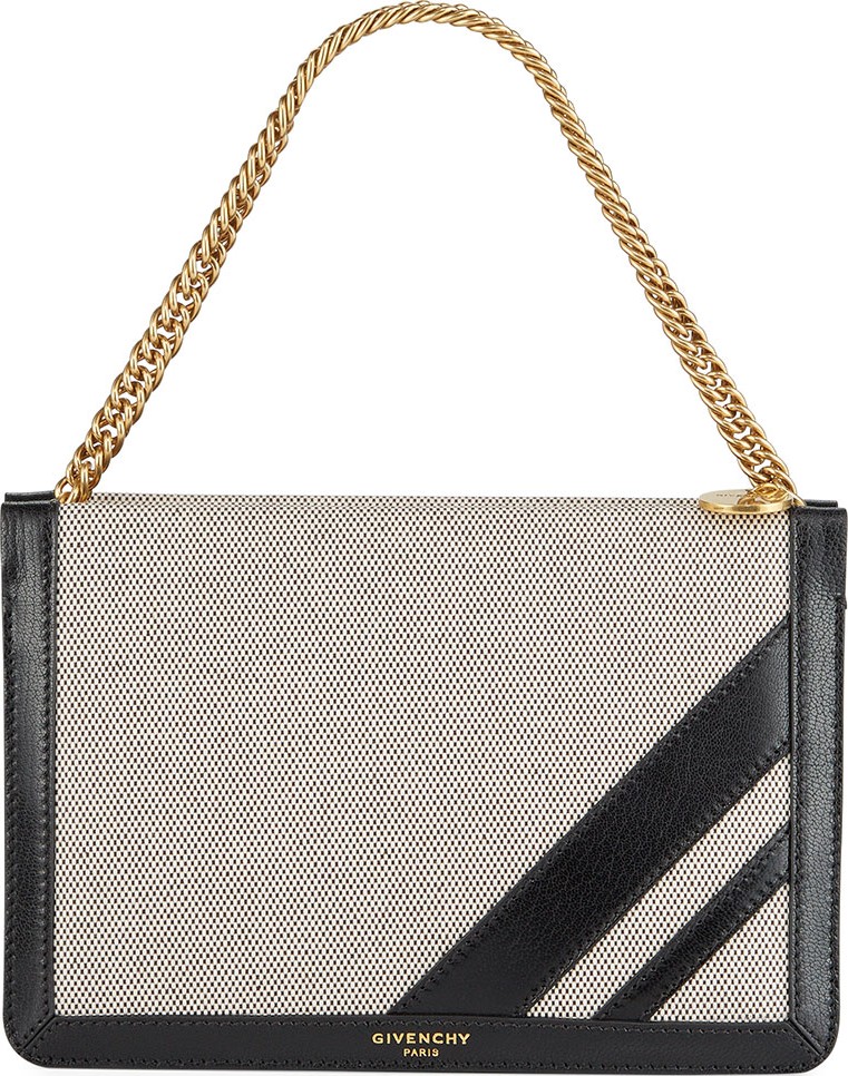 Givenchy Cross 3 Canvas & Leather Crossbody Bag