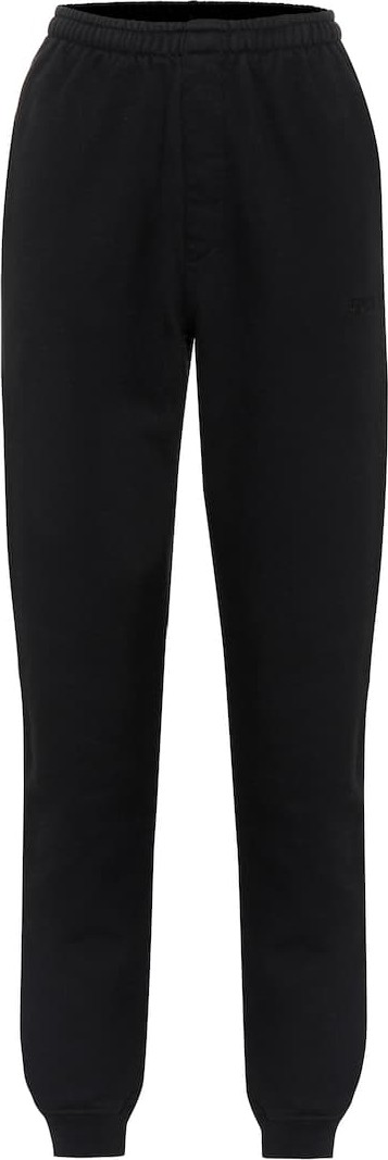 Vetements Tapered cotton-jersey trackpants