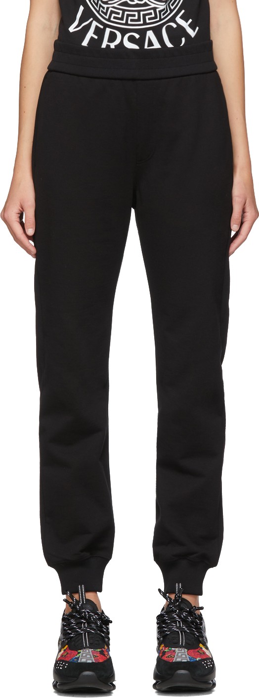 Versace SSENSE Exclusive  Black Medusa Laurel Lounge Pants