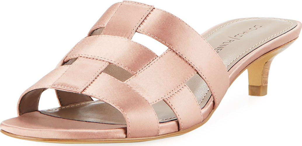 Donald J Pliner Etta Caged Kitten Mule, Rose