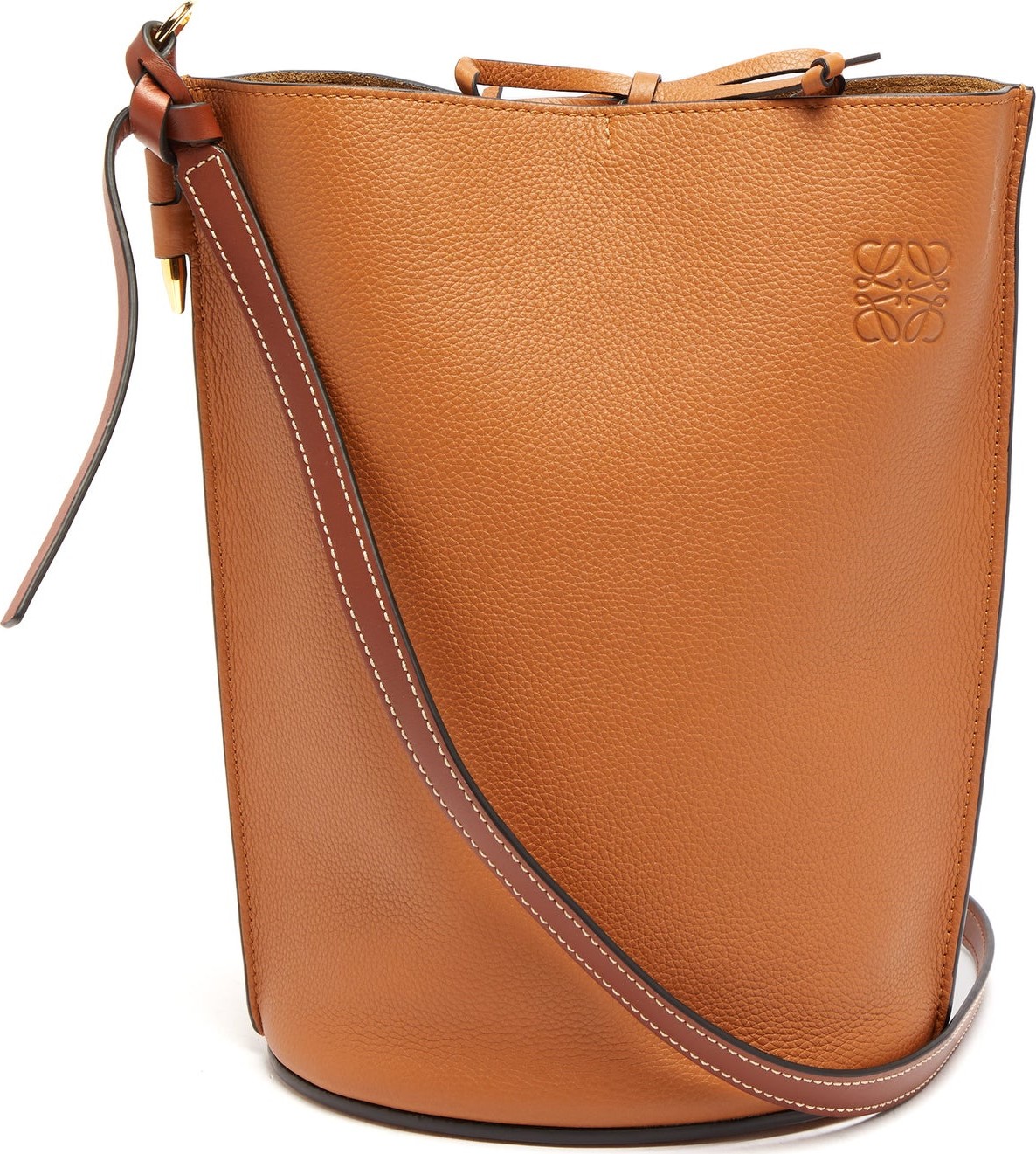 LOEWE Gate grained-leather bucket bag