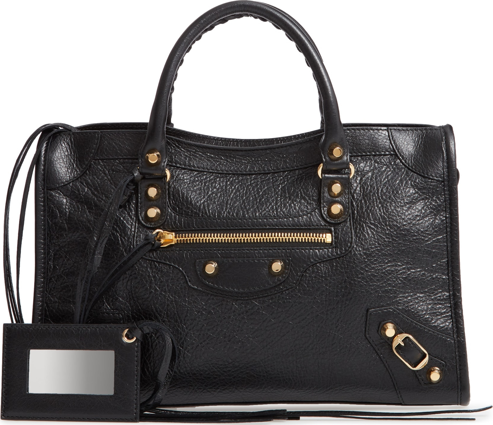 Balenciaga Small Arena City Lambskin Leather Tote
