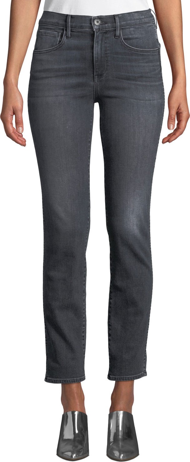 3X1 Stevie Straight-Leg Ankle Jeans