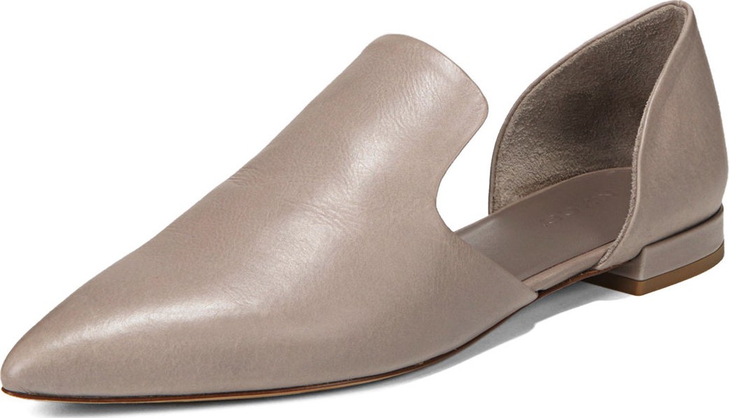 Vince Damris Two-Piece Siviglia Leather Loafer Flat