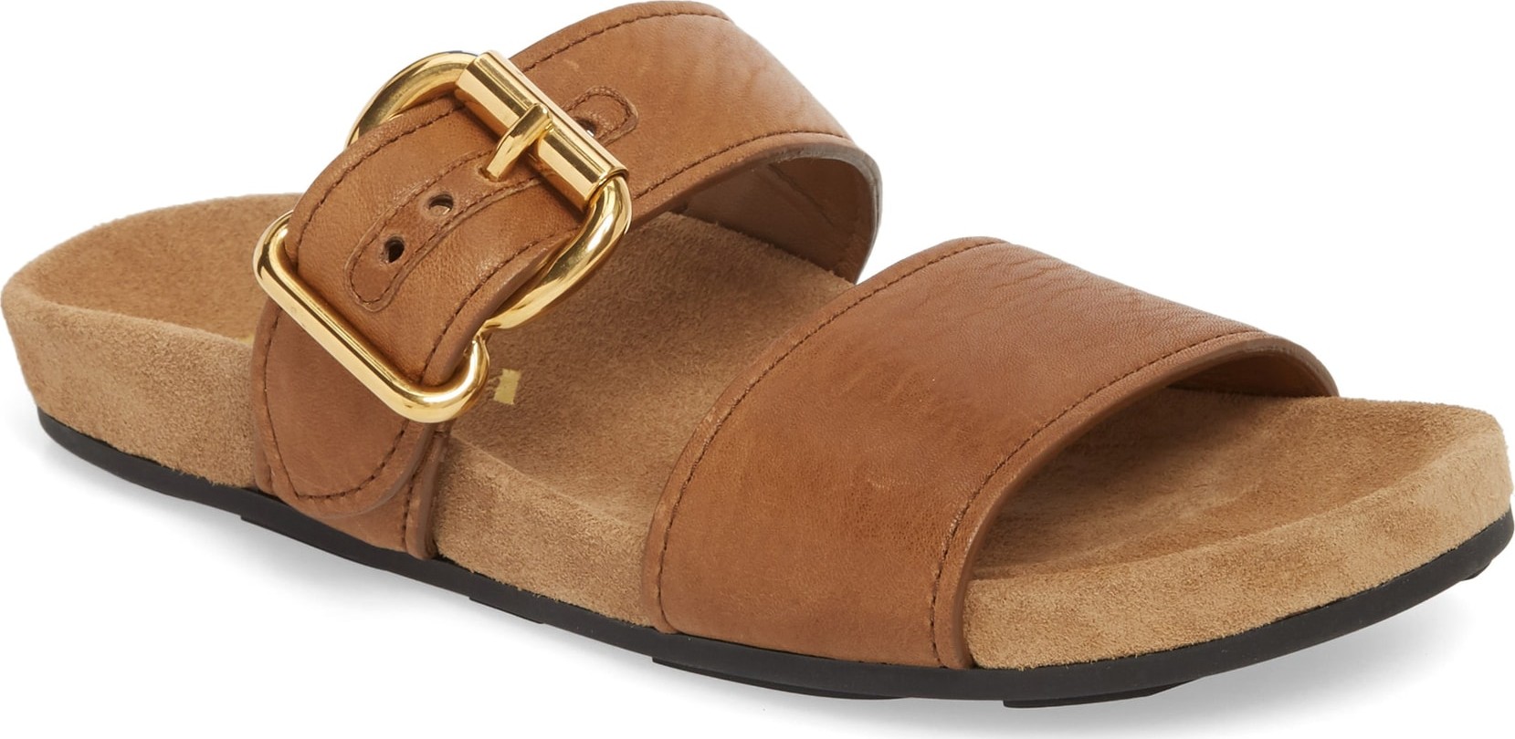 Prada Buckle Slide Sandal
