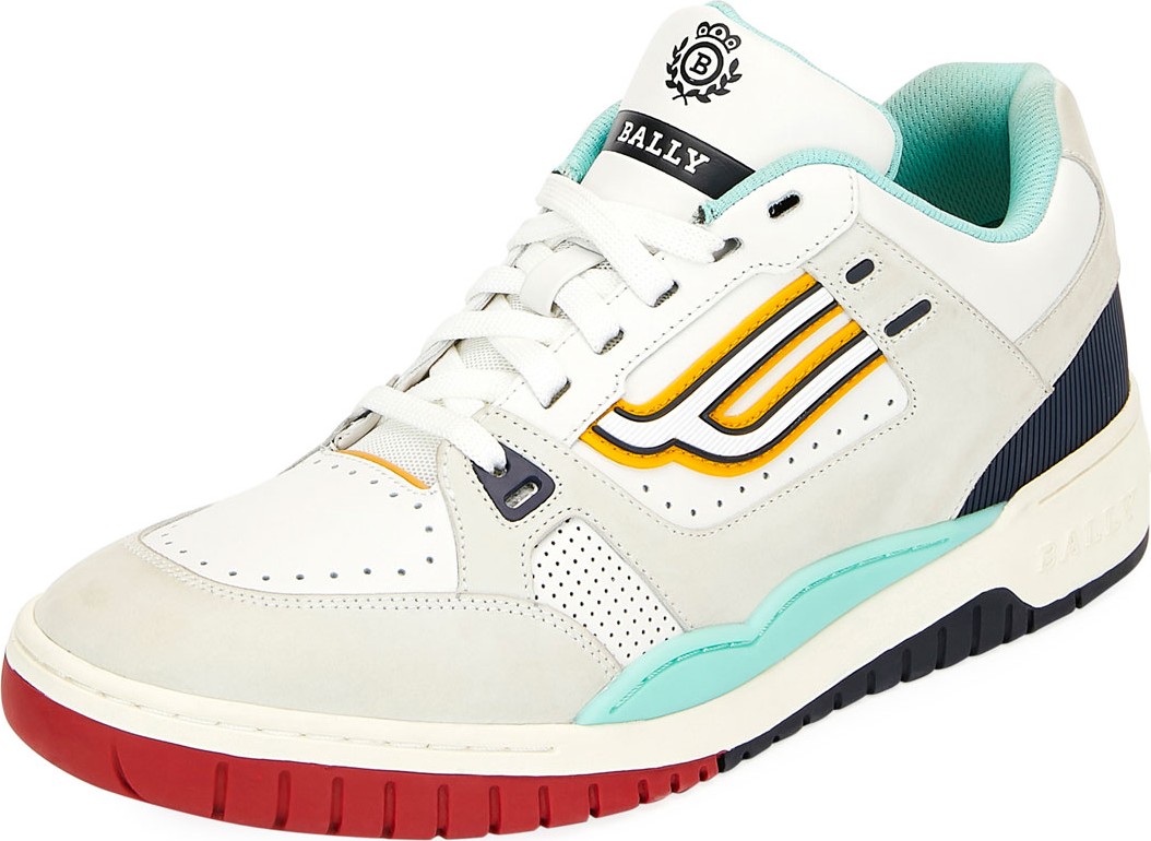 Bally Men's Kuba Retro Leather Sneakers