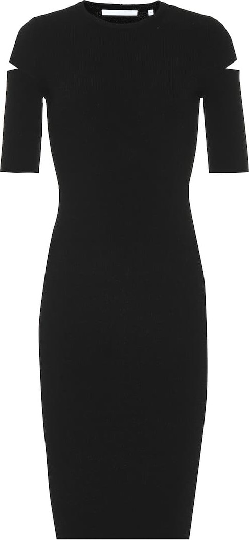 Helmut Lang Ribbed jersey dress