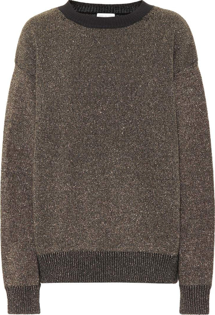Dries Van Noten Metallic wool-blend sweater