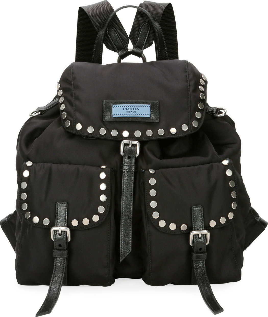 Prada Large Tessuto Etiquette Backpack