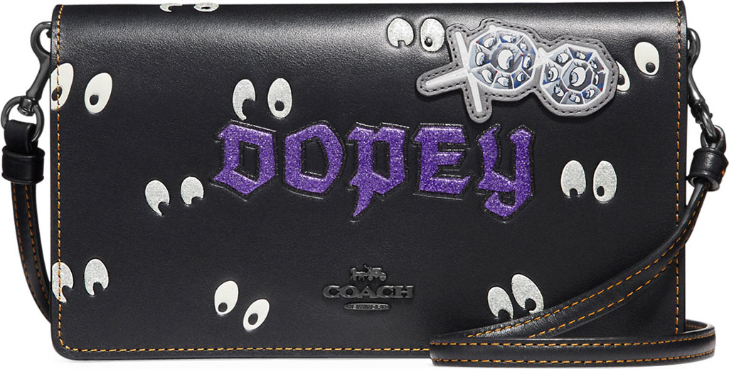 COACH 1941 DISNEY X COACH Dopey Fold-Over Crossbody Clutch Bag