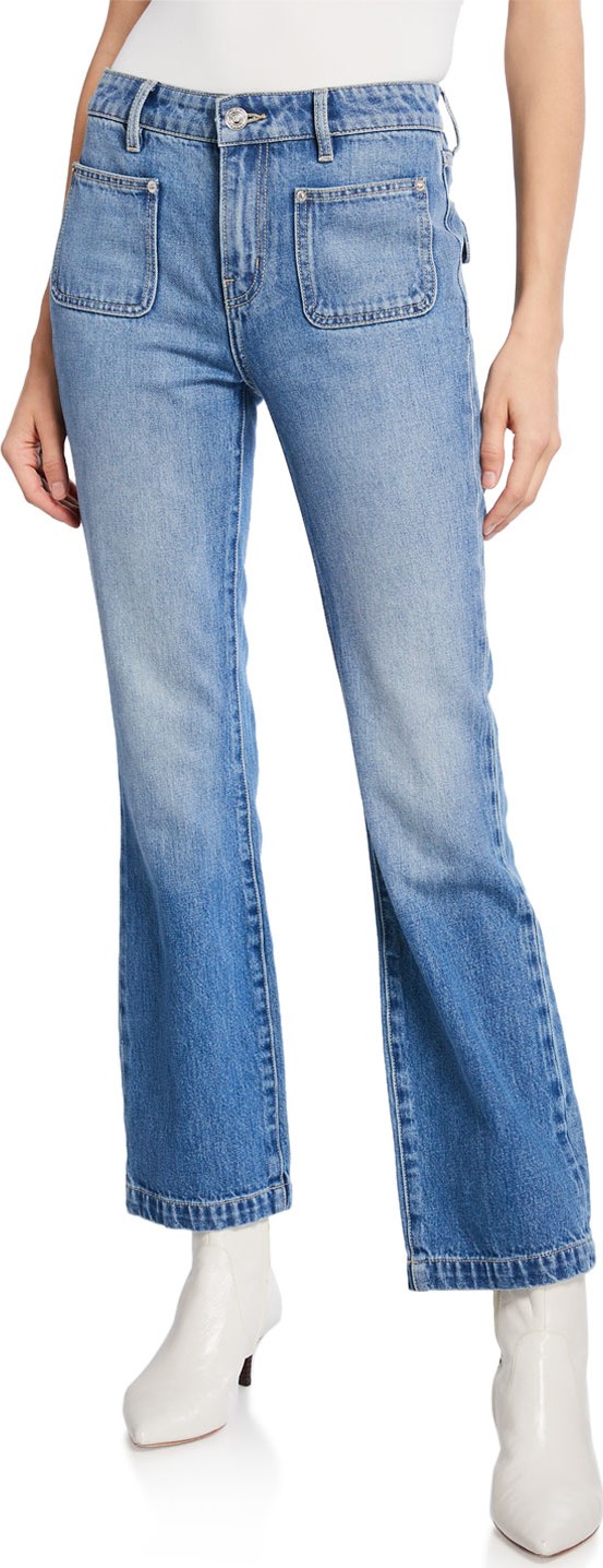 Current/Elliott The Cropped Boot Jeans