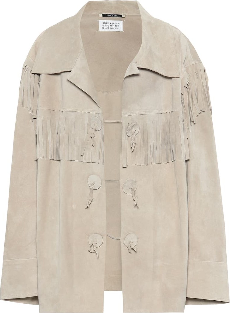 Maison Margiela Fringed suede jacket
