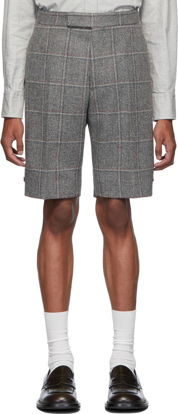Thom Browne Grey Classic Backstrap Shorts