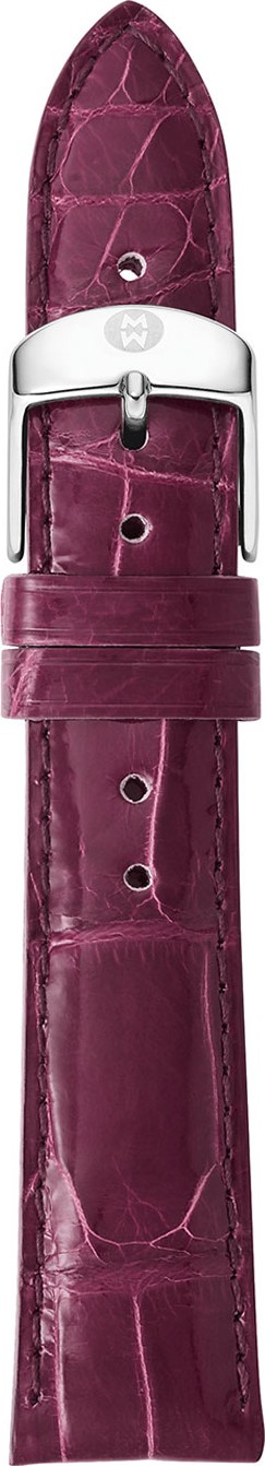 MICHELE 16mm Alligator Watch Strap, Plum