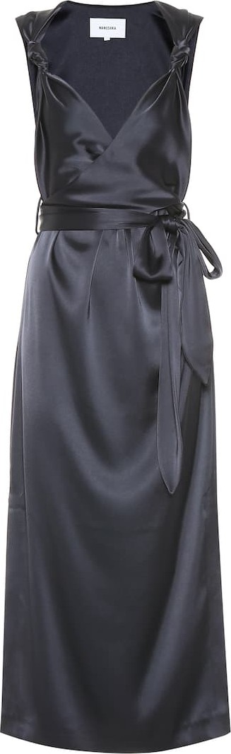 Nanushka Shanti satin dress